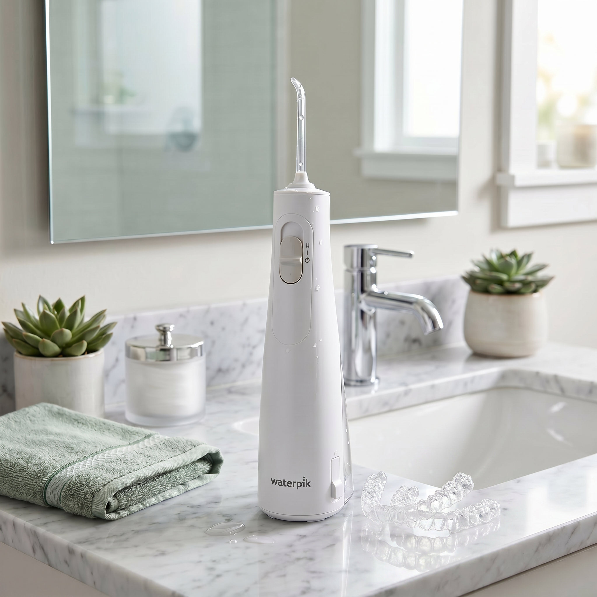Waterpik en el baño